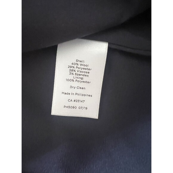 Talbots Black Watch Plaid Shift Dress Size 6P Wool Blend - Picture 6 of 6